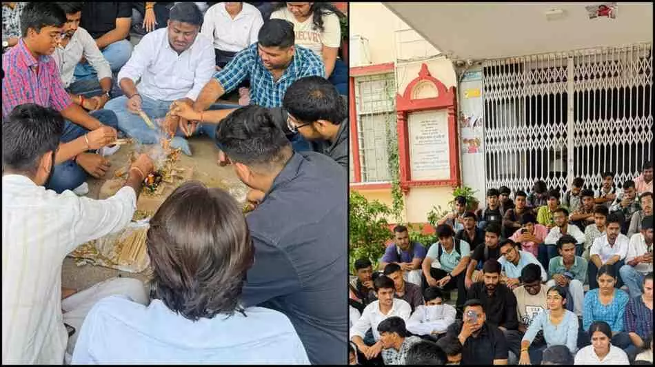 विद्यार्थी और कार्यकर्ता कुलपति के बयान के खिलाफ सख्त विद्यार्थी और कार्यकर्ता कुलपति के बयान के खिलाफ सख्त