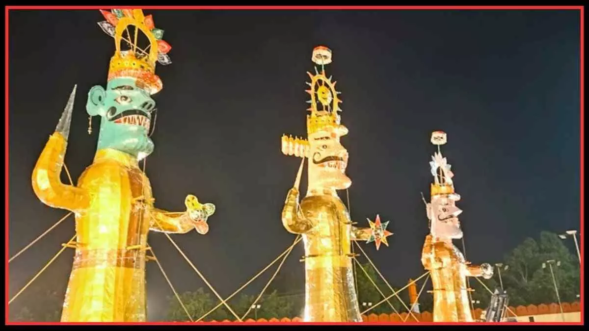 उदयपुर में जलेगा 70 फीट ऊंचा रावण, गांधी ग्राउंड में दिखेगा भव्य आतिशबाज़ी का नजारा उदयपुर में जलेगा 70 फीट ऊंचा रावण, गांधी ग्राउंड में दिखेगा भव्य आतिशबाज़ी का नजारा