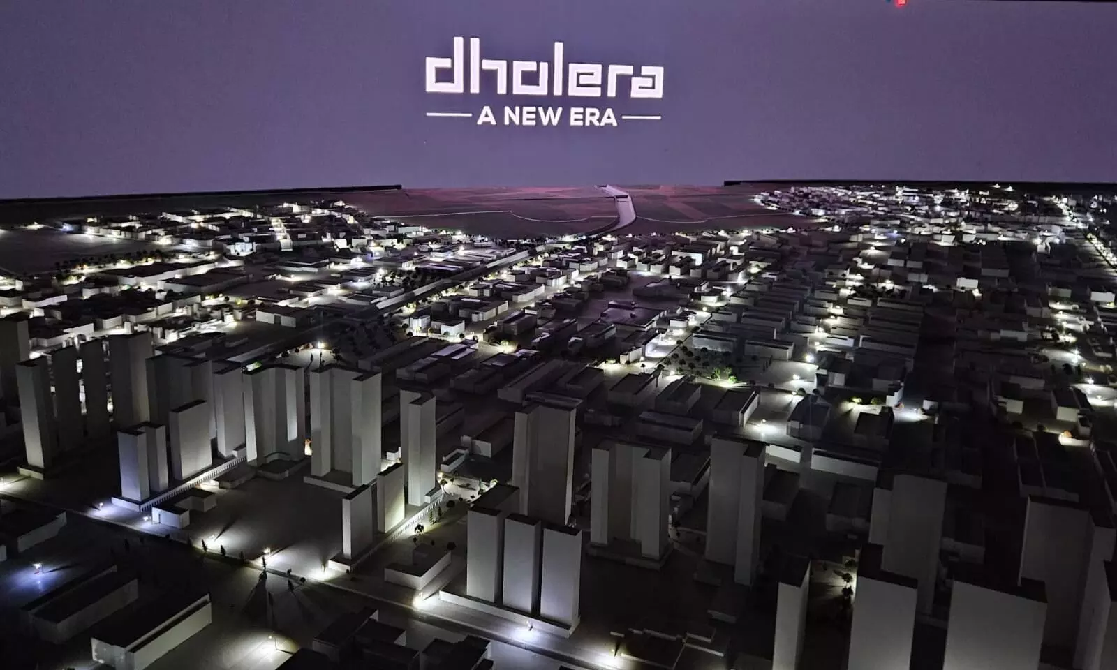 A model of the upcoming smart city in Gujarat - Dholera A model of the upcoming smart city in Gujarat - Dholera