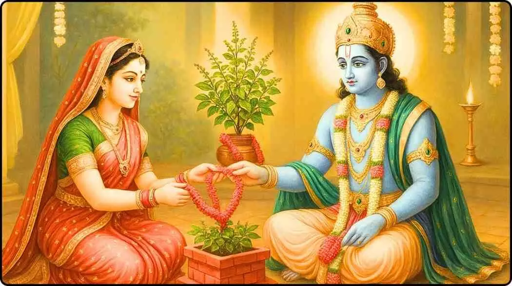 Know the auspicious time and date of Tulsi Vivah 2025: Worshiping in this manner will bring benefits Know the auspicious time and date of Tulsi Vivah 2025: Worshiping in this manner will bring benefits