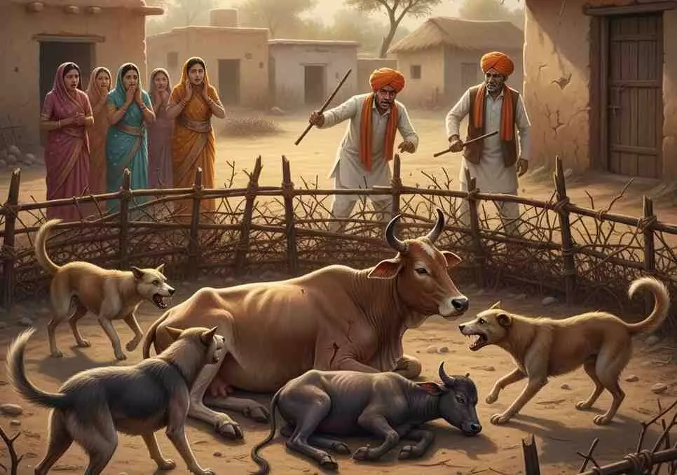 Stray dogs wreak Stray dogs wreak
