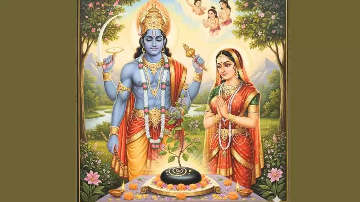 Why is the sacred festival of Tulsi Vivah celebrated? Learn the story of Tulsi and Shaligram. Why is the sacred festival of Tulsi Vivah celebrated? Learn the story of Tulsi and Shaligram.