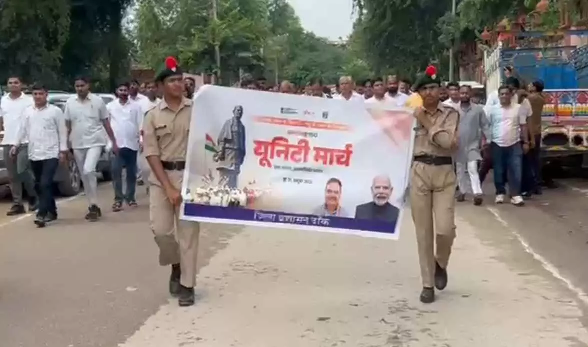 Sardar Patel 150th Birth Anniversary in Tonk: Patel 150 Unity March and Run for Unity organized in a grand manner Sardar Patel 150th Birth Anniversary in Tonk: Patel 150 Unity March and Run for Unity organized in a grand manner