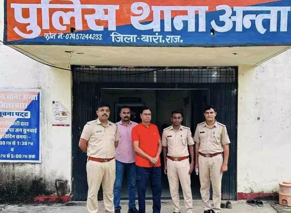 Anta by-election: The accused who sent a threatening letter to independent candidate Naresh Meena was arrested within 4 hours.