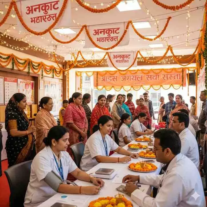 Health confluence in Annakut Festival: Free checkup camp to be organised in Indra Vihar