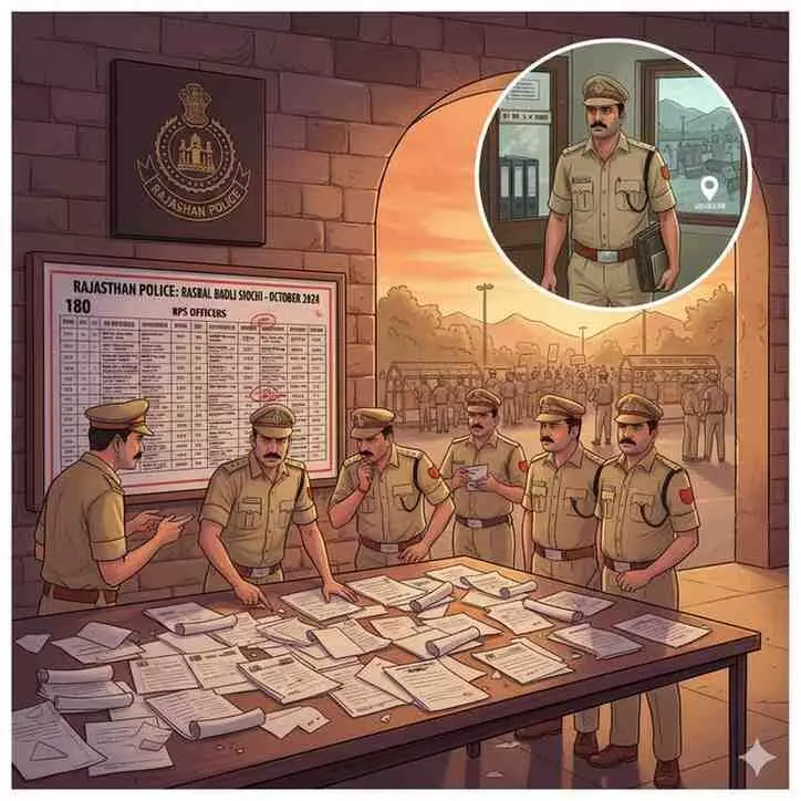 180 RPS officers transferred: Girwa deputy Suryaveer Singh also transferred, the matter is linked to the Saira controversy. 180 RPS officers transferred: Girwa deputy Suryaveer Singh also transferred, the matter is linked to the Saira controversy.