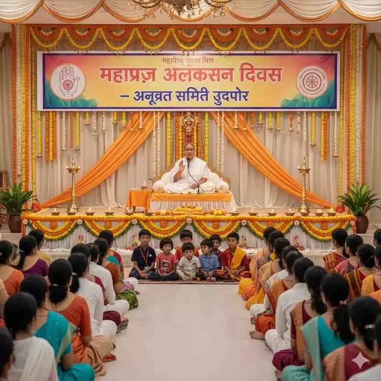 Celebration of Science of Life on Mahapragya Decoration Day Celebration of Science of Life on Mahapragya Decoration Day
