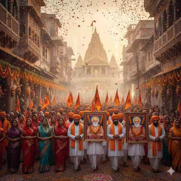 A grand Prabhat Pheri was organised in Shaktinagar; the event will conclude with Guru Langar Prasad on November 5. A grand Prabhat Pheri was organised in Shaktinagar; the event will conclude with Guru Langar Prasad on November 5.