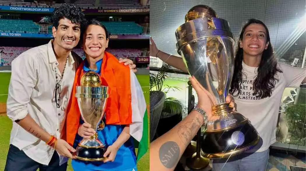 Smriti Mandhanas life tournament: From the cricket field to her wedding dress Smriti Mandhanas life tournament: From the cricket field to her wedding dress