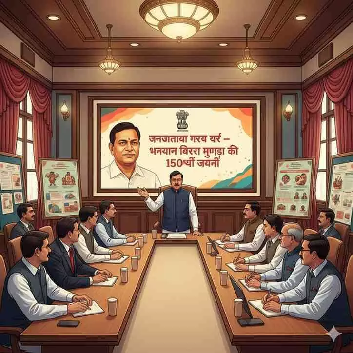 the district till November 15 to mark the 150th birth anniversary of Bhagwan Birsa Munda