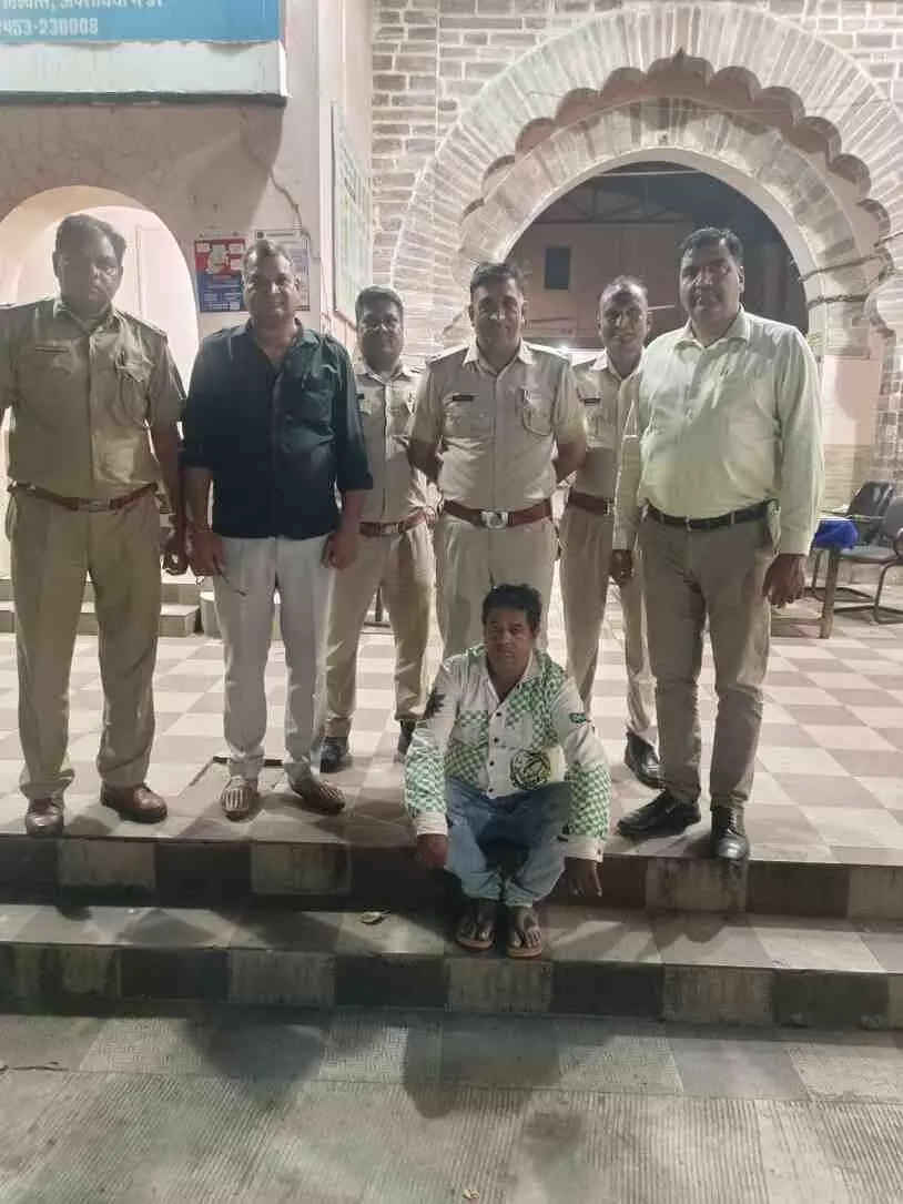 Major police action in Talabpara Baran: House raided, 30 grams of smack, 47 grams of tanka powder and 1875 Evil injections seized, one accused arrested