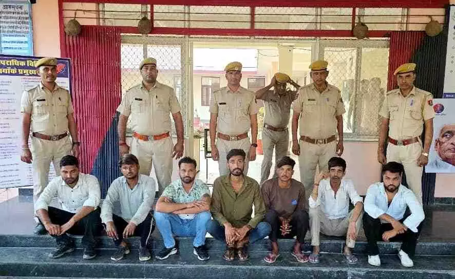 Strict action by Mehandwas police: Seven youths arrested for drunk driving, Thar car and bike seized