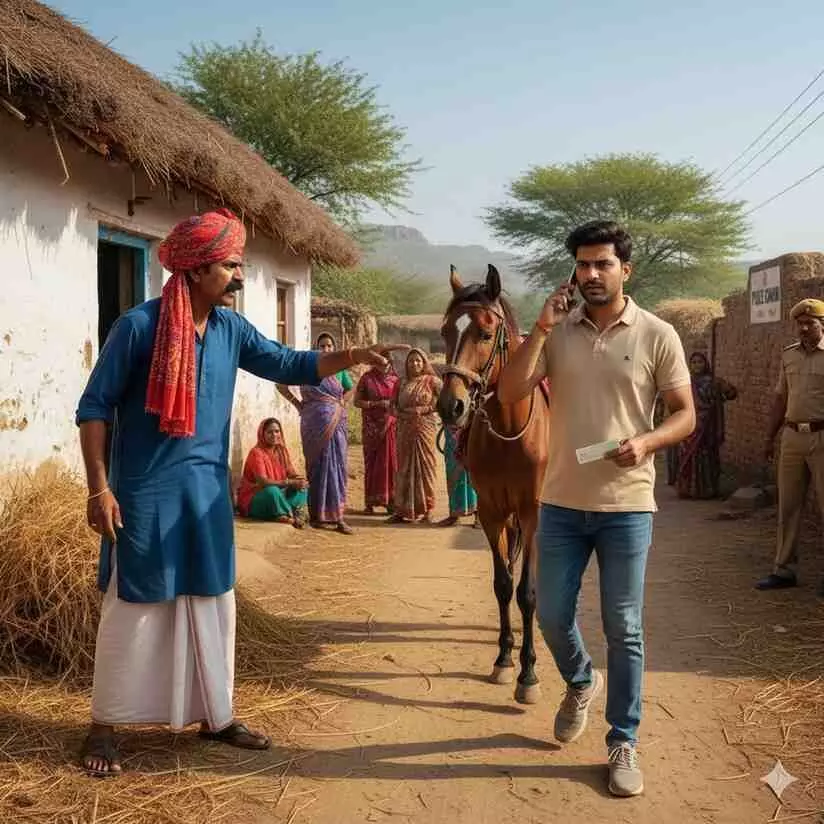 A horse was purchased and 1.5 lakh rupees were stolen,