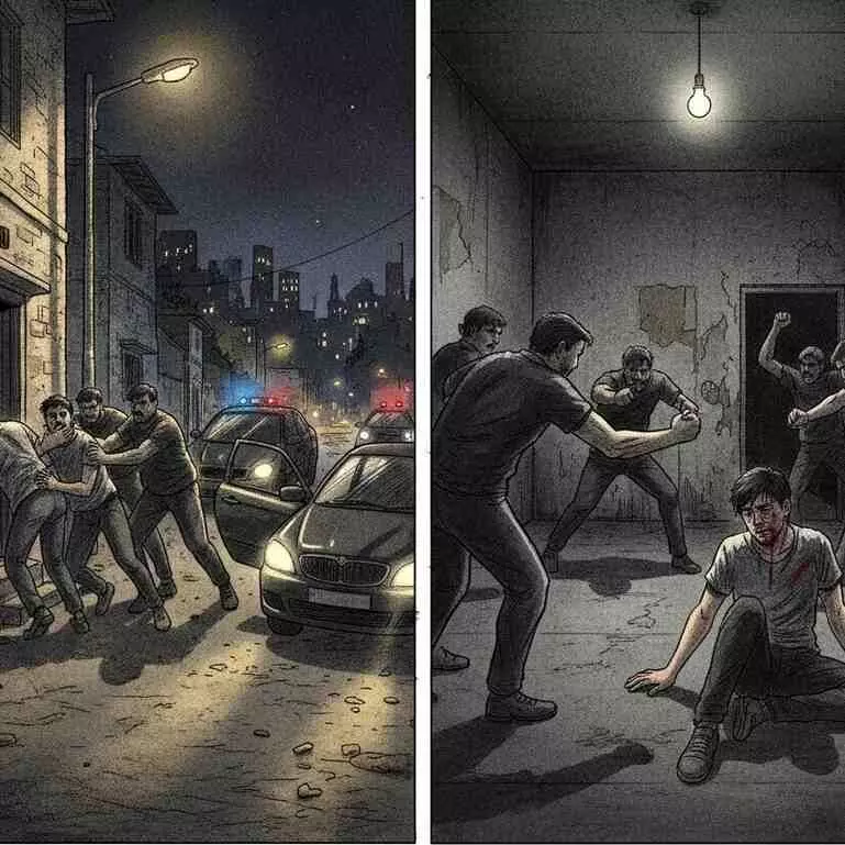 A young man was kidnapped from his home, beaten up and a ransom of Rs 5 lakh was demanded. A young man was kidnapped from his home, beaten up and a ransom of Rs 5 lakh was demanded.