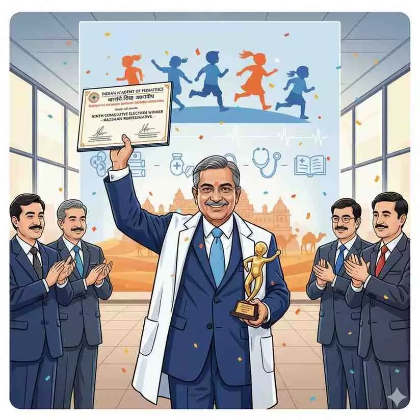 Dr. B.L. Meghwal became the Rajasthan representative of the Indian Childrens Academy,