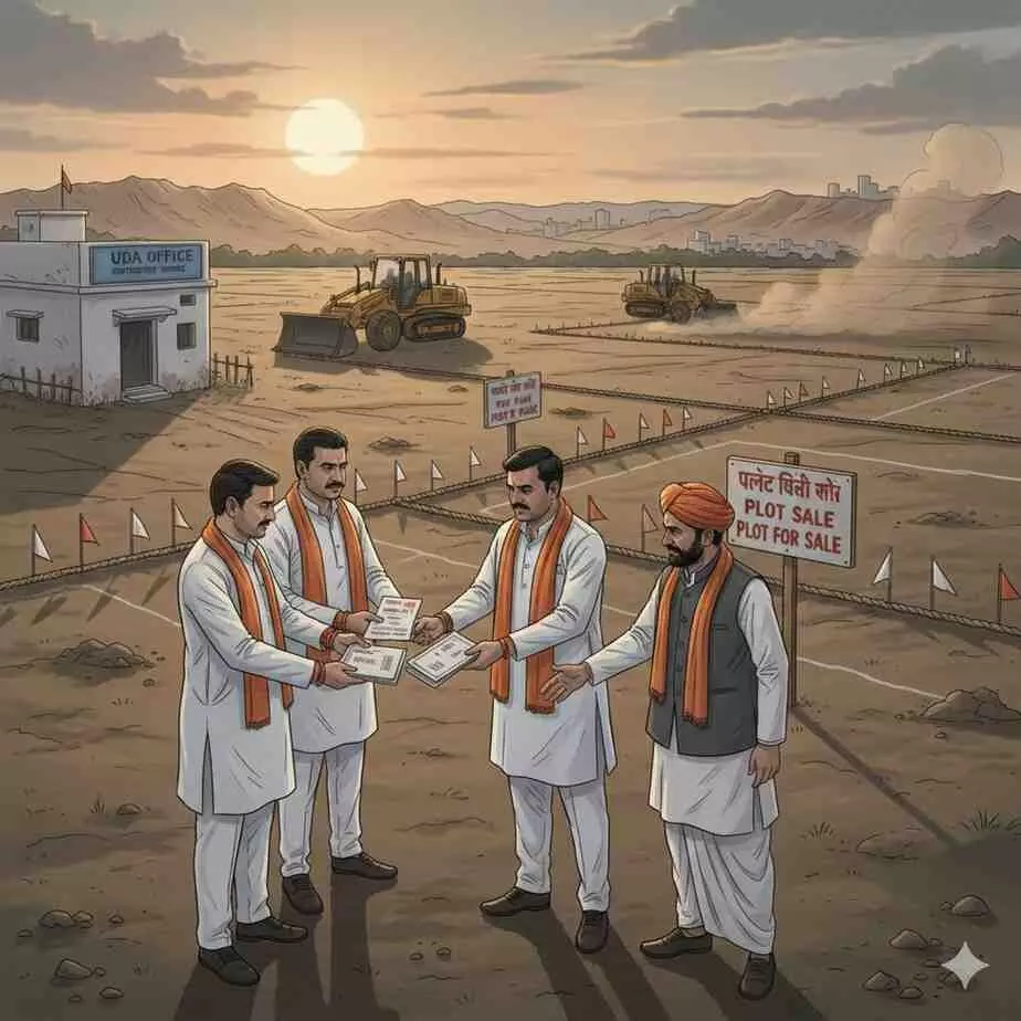 the property is being sold with the connivance of BJP leaders