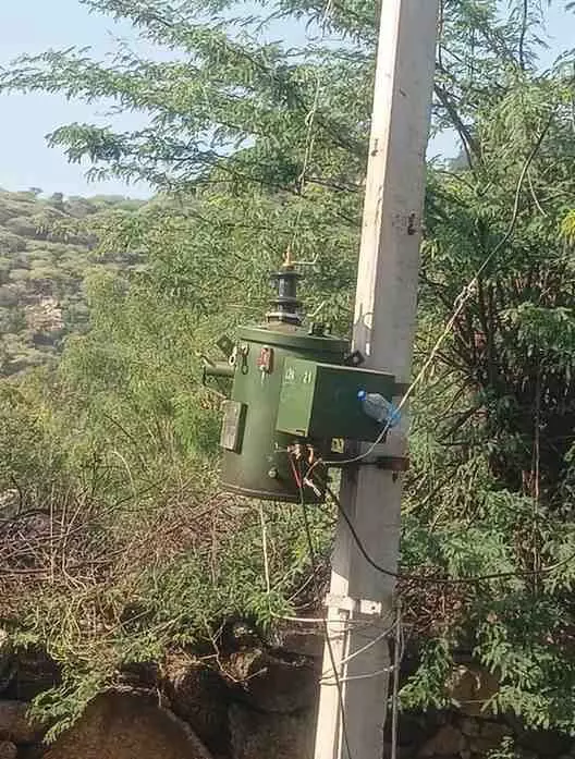 Burnt transformer in Sabalpura Badiya: Burnt transformer in Sabalpura Badiya: