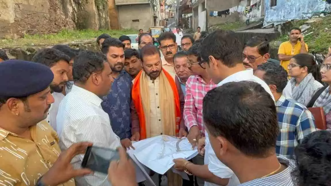 The beautification of the Shrimathuradhish Ji temple complex will get a new The beautification of the Shrimathuradhish Ji temple complex will get a new