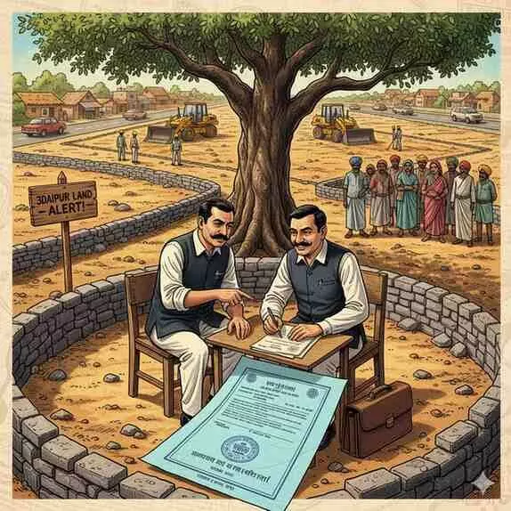 Land grab worth crores exposed: Plots negotiated in the names of BJP officials for 500 rupees