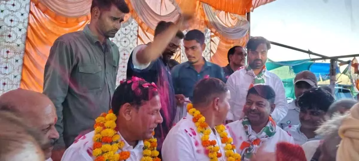 Congresss victory: Girraj Singh Gurjar Congresss victory: Girraj Singh Gurjar