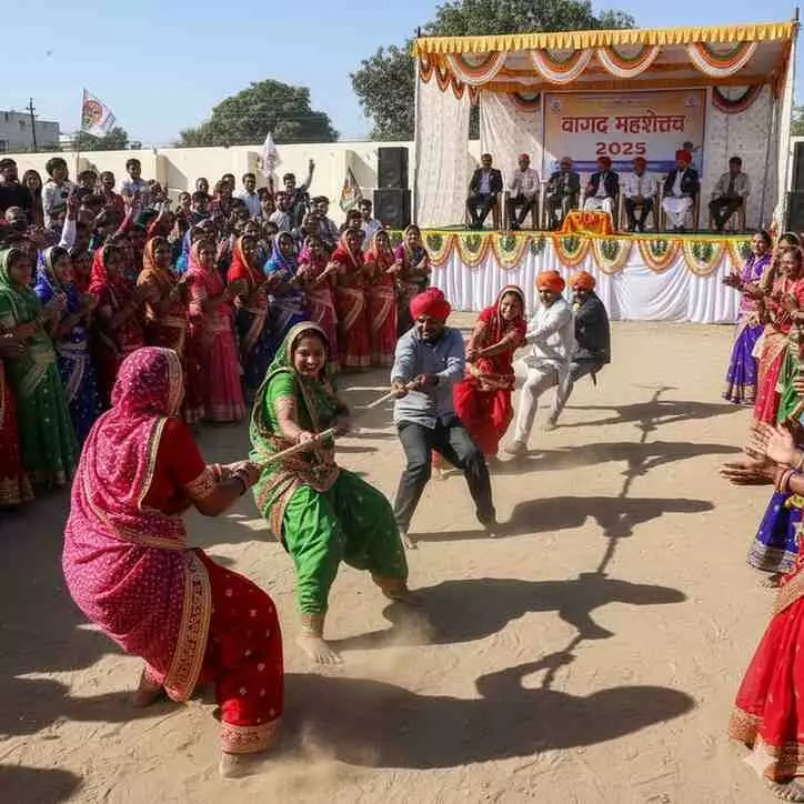 The Vagad Festival saw a surge of enthusiasm: The Vagad Festival saw a surge of enthusiasm: