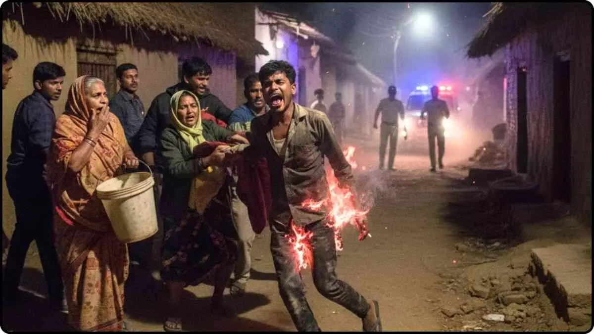 A young man was seriously injured in a love dispute; fear gripped the village. A young man was seriously injured in a love dispute; fear gripped the village.