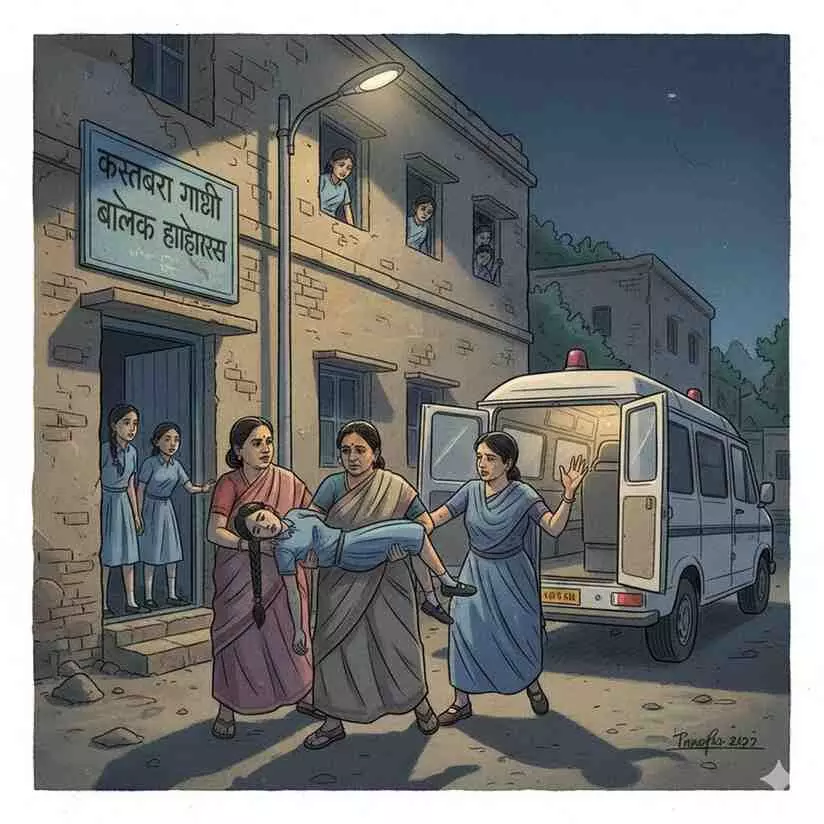 Suspicious death of an eighth-grade student at Kasturba Suspicious death of an eighth-grade student at Kasturba