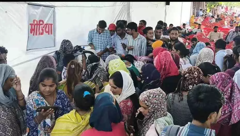 A one-day employment assistance camp was held in Dausa A one-day employment assistance camp was held in Dausa