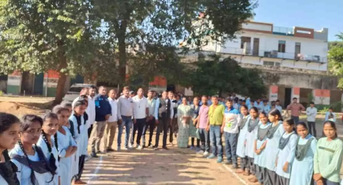 Block level sports competition of Mera Yuva Bharat Karauli Block level sports competition of Mera Yuva Bharat Karauli