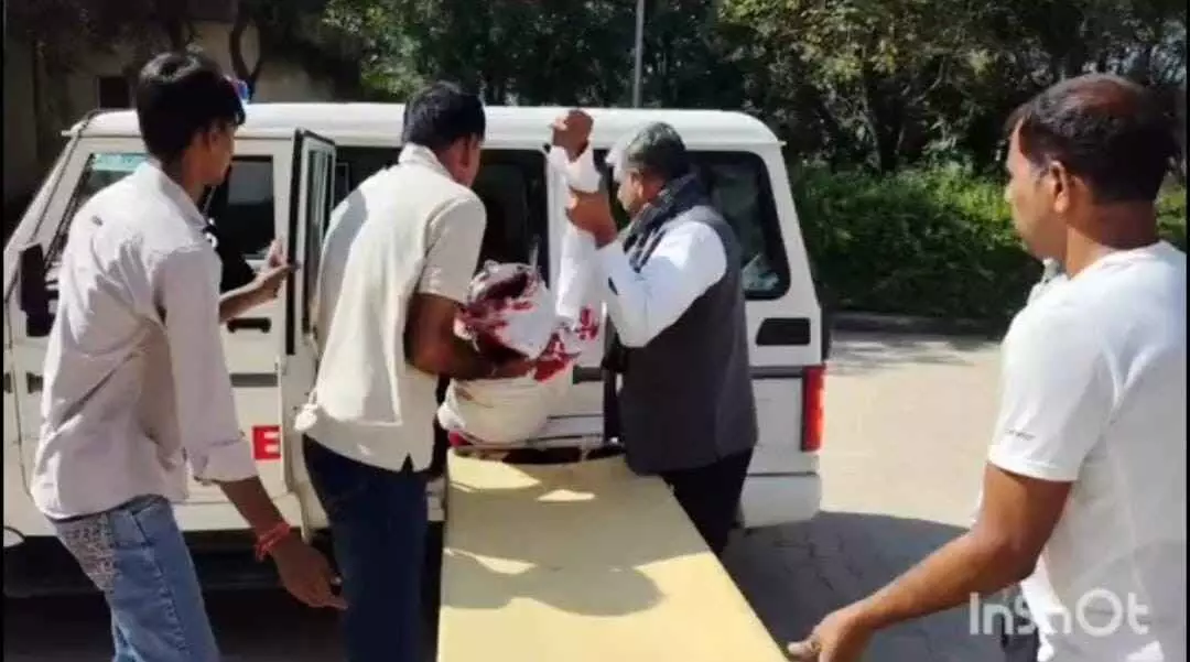 Horrific bike accident near Chandangaon