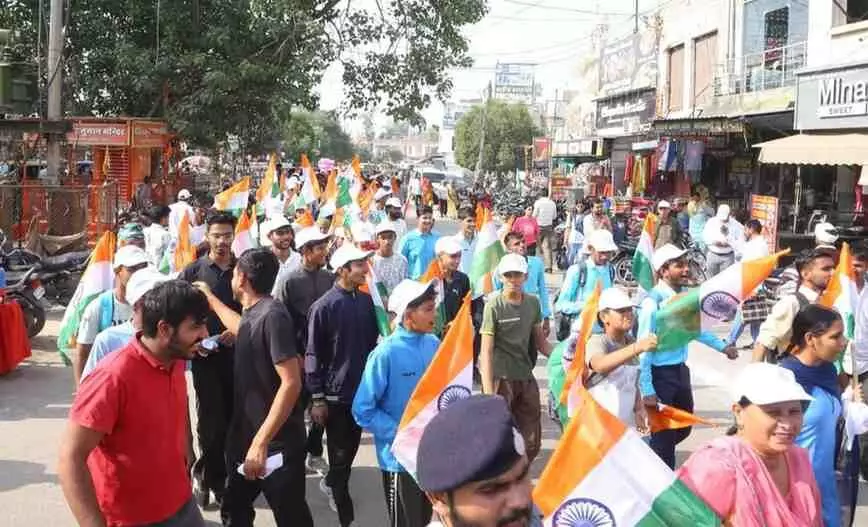 Vande Mataram resonates in Hanumangarh