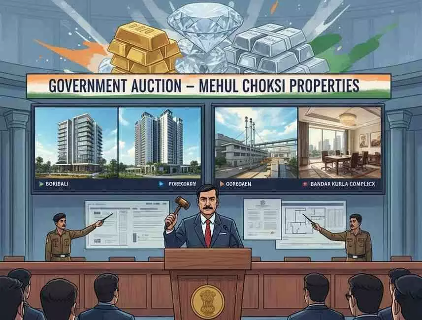 13 properties of Mehul Choksi will be auctioned, 13 properties of Mehul Choksi will be auctioned,
