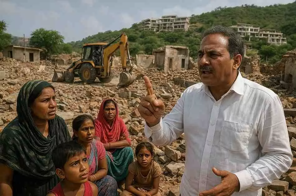 MP Rajkumar Roat furious over UDAs action: MP Rajkumar Roat furious over UDAs action: