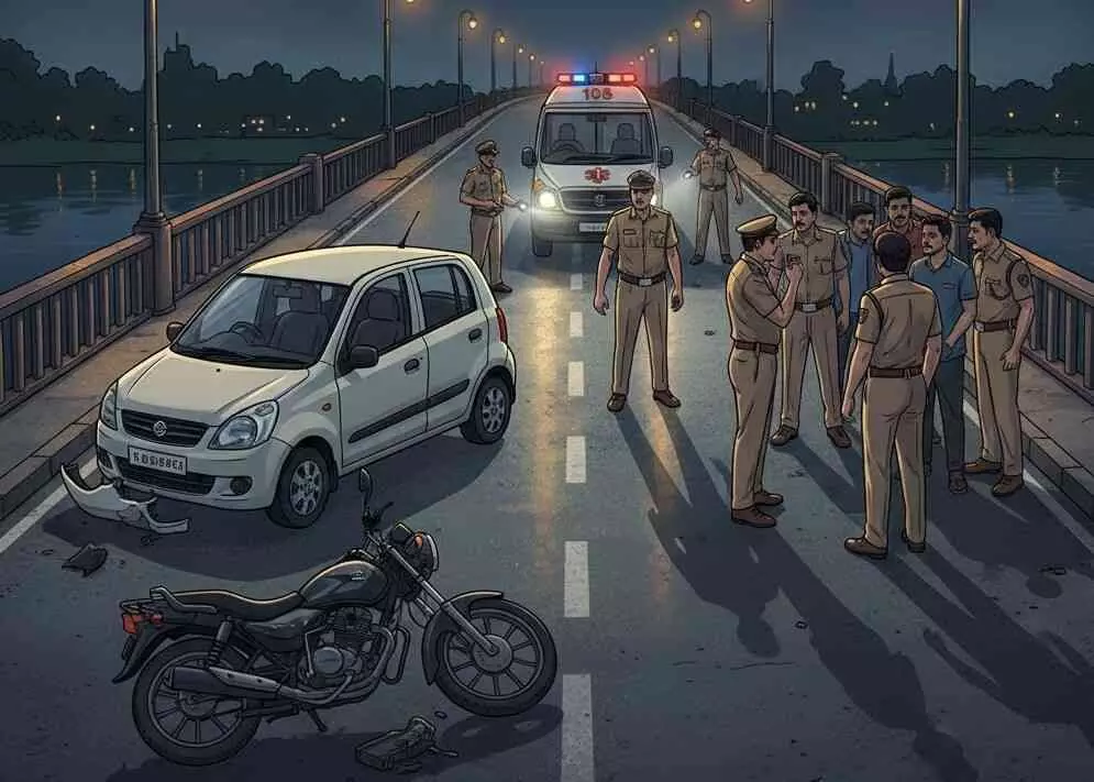 Tragic accident on Madadi bridge: Tragic accident on Madadi bridge: