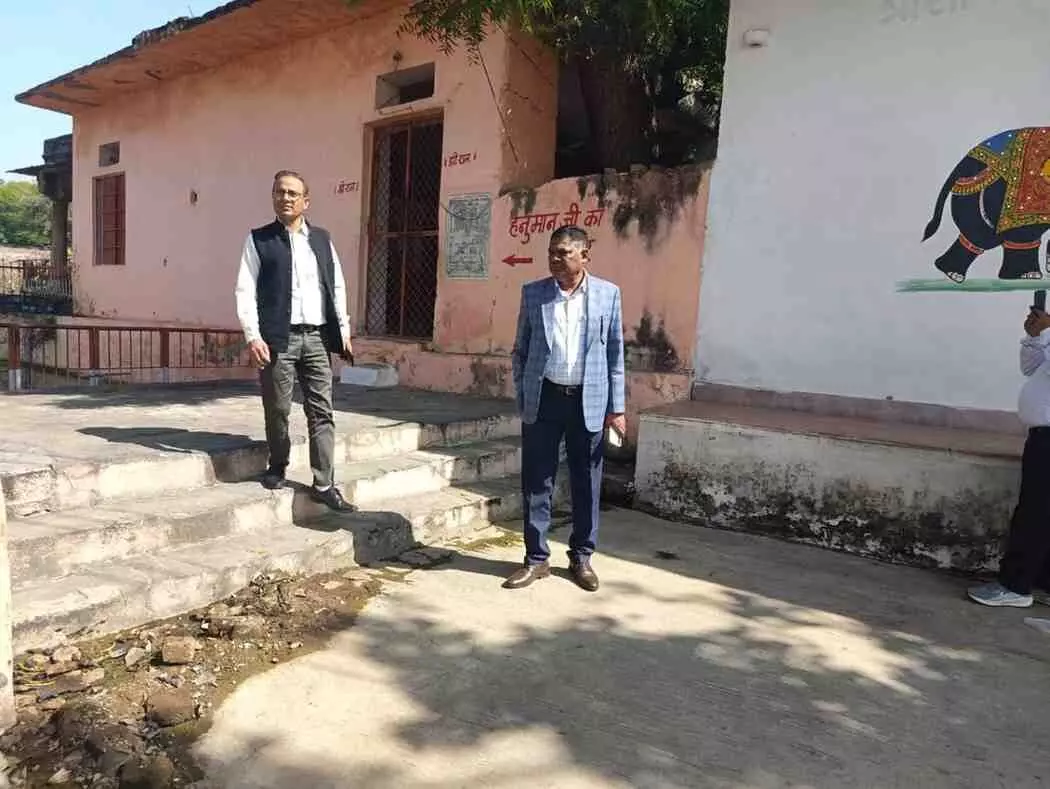 Panchayati Raj Brajesh Chandolia inspected