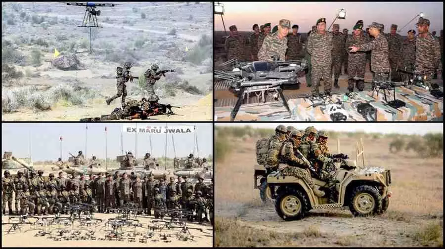 Exercise Maru Jwala: Indian Army conducts strategic power test in Jaisalmer, successful battle test Exercise Maru Jwala: Indian Army conducts strategic power test in Jaisalmer, successful battle test
