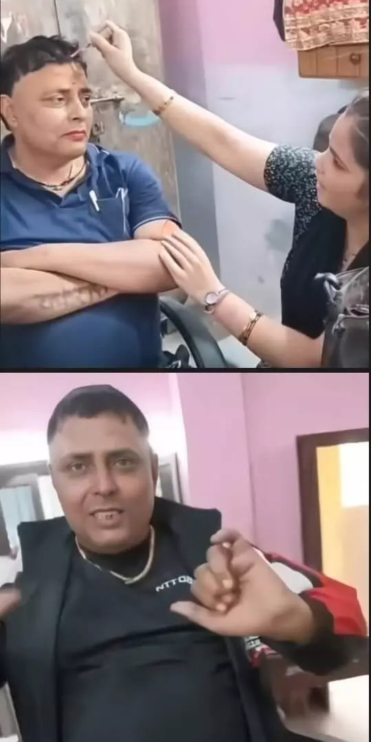 Video of dancing and applying lipstick goes viral, Video of dancing and applying lipstick goes viral,