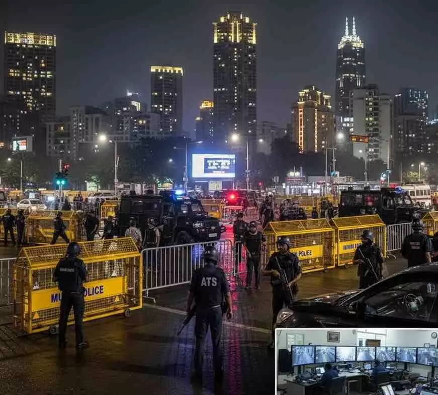 Anti-terrorism squad on alert, security tightened in Mumbai Anti-terrorism squad on alert, security tightened in Mumbai