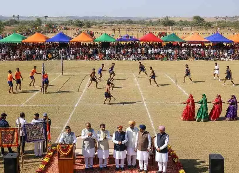 the MP Sports Festival concluded in Bhupal Sagar, the MP Sports Festival concluded in Bhupal Sagar,