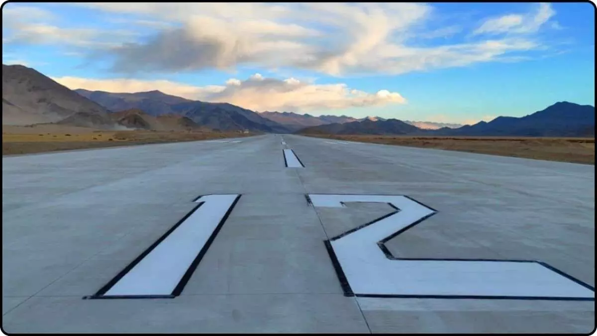 Indias new air force at 13,000 feet altitude; Nyoma Airbase in Ladakh becomes operational Indias new air force at 13,000 feet altitude; Nyoma Airbase in Ladakh becomes operational