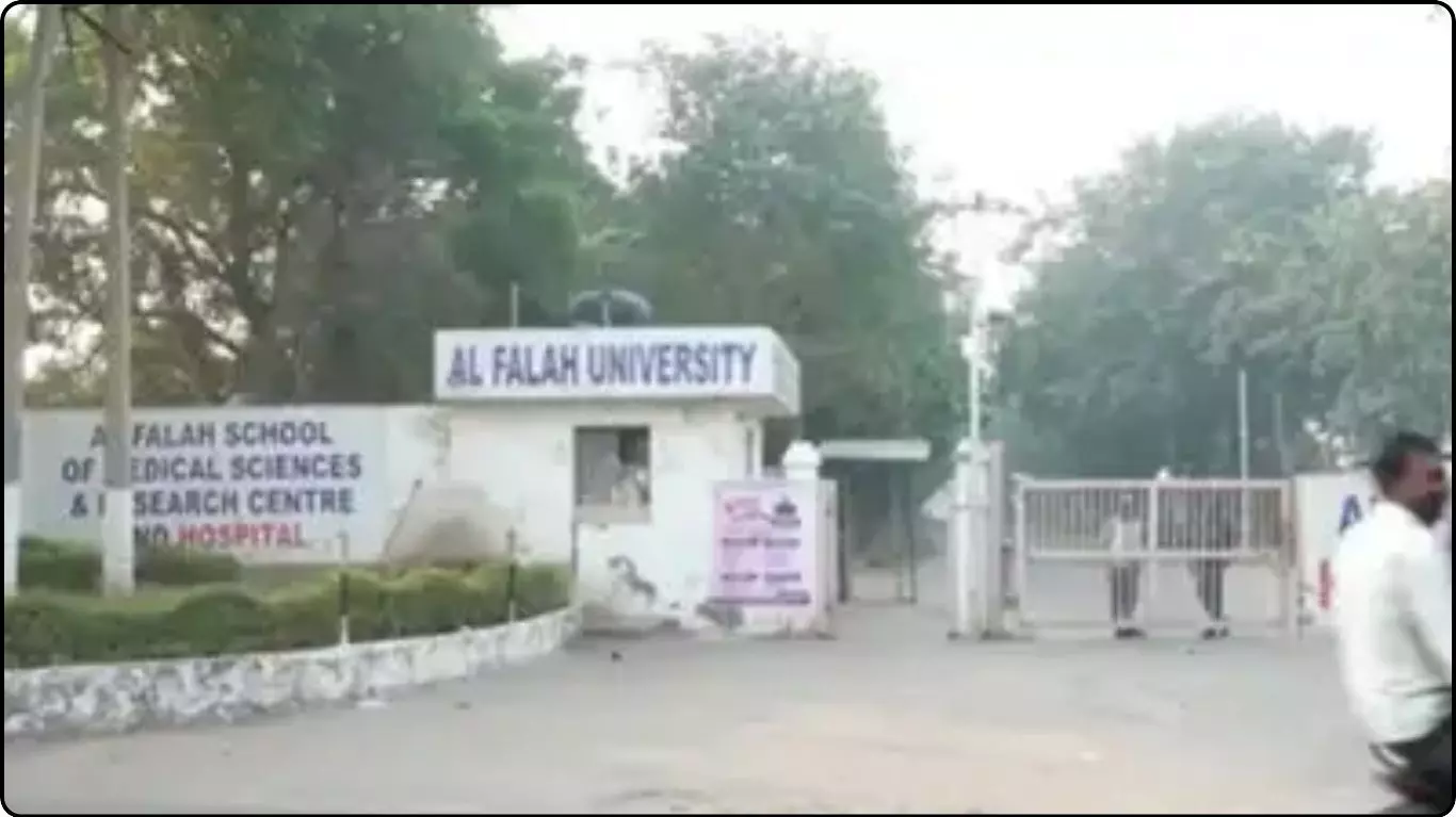 Al-Falah University raid Al-Falah University raid