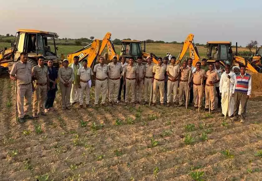 Major action by the Forest Department: Major action by the Forest Department: