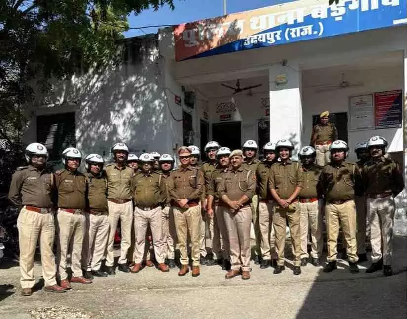Udaipur Polices unique message