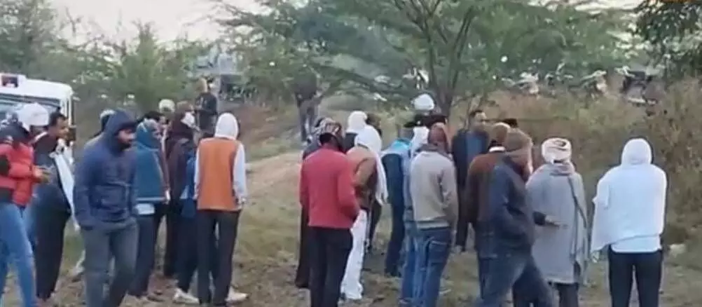 A young man was found hanging
