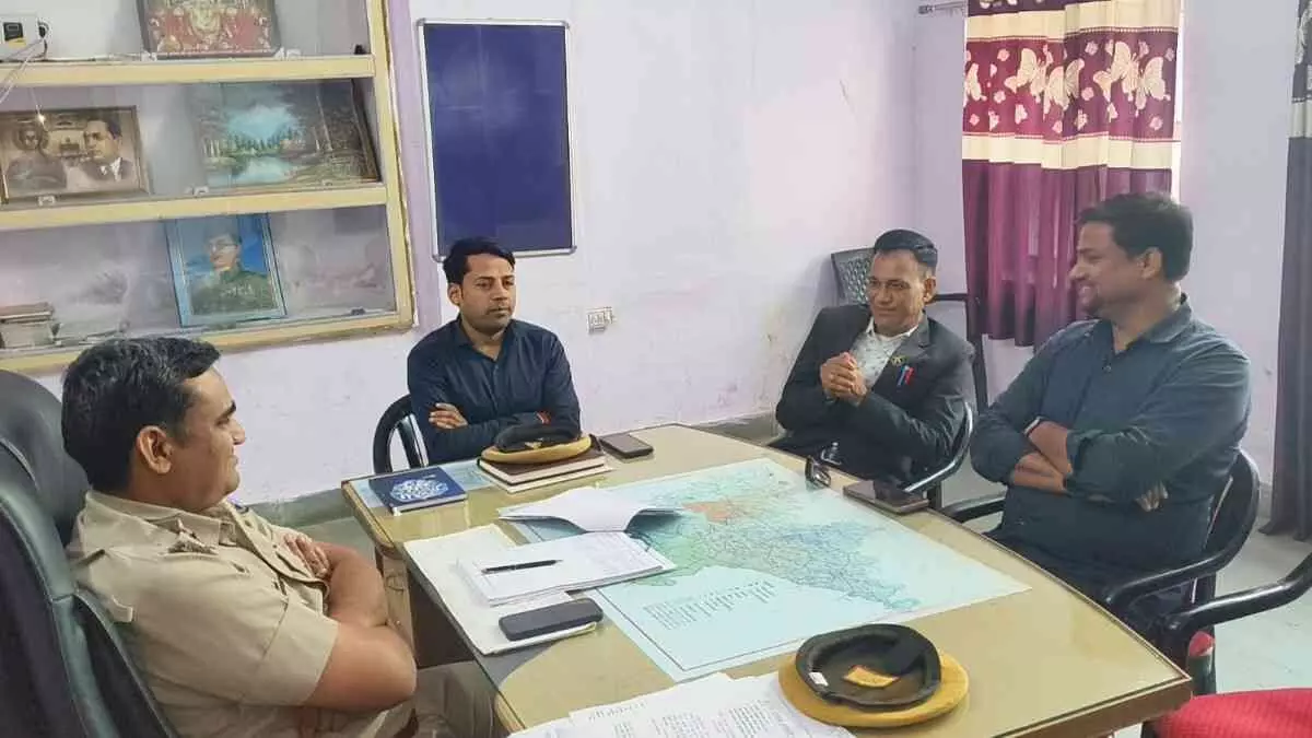 New station in-charge Ramgilas Gurjar New station in-charge Ramgilas Gurjar