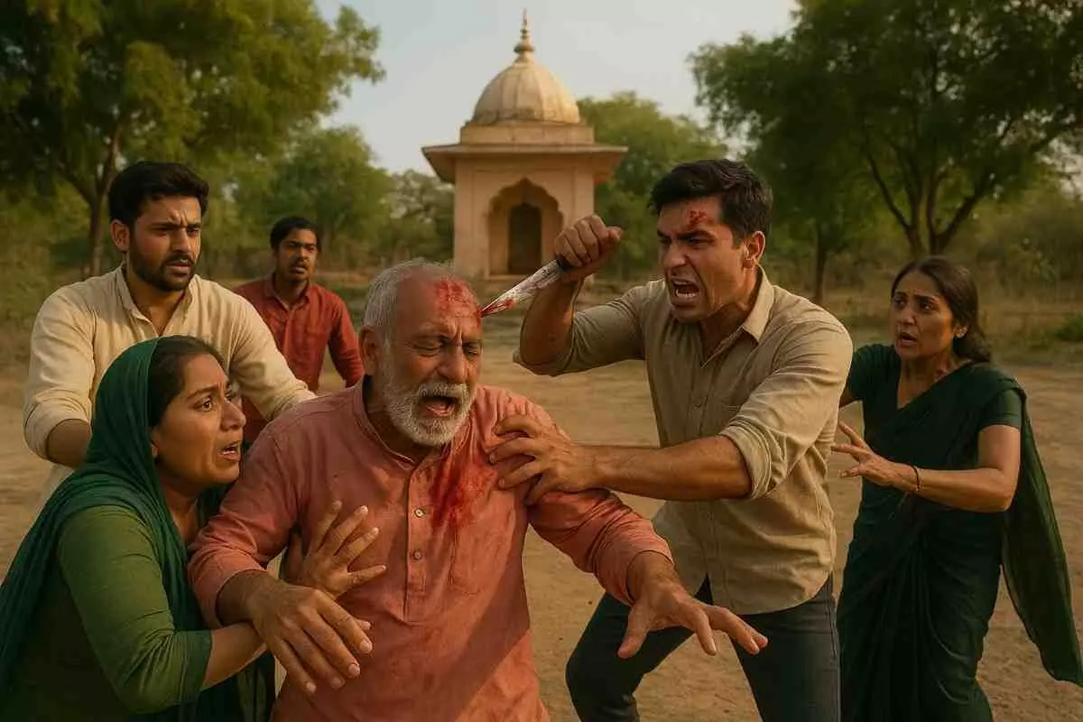 A bloody conspiracy! A father and son were brutally A bloody conspiracy! A father and son were brutally