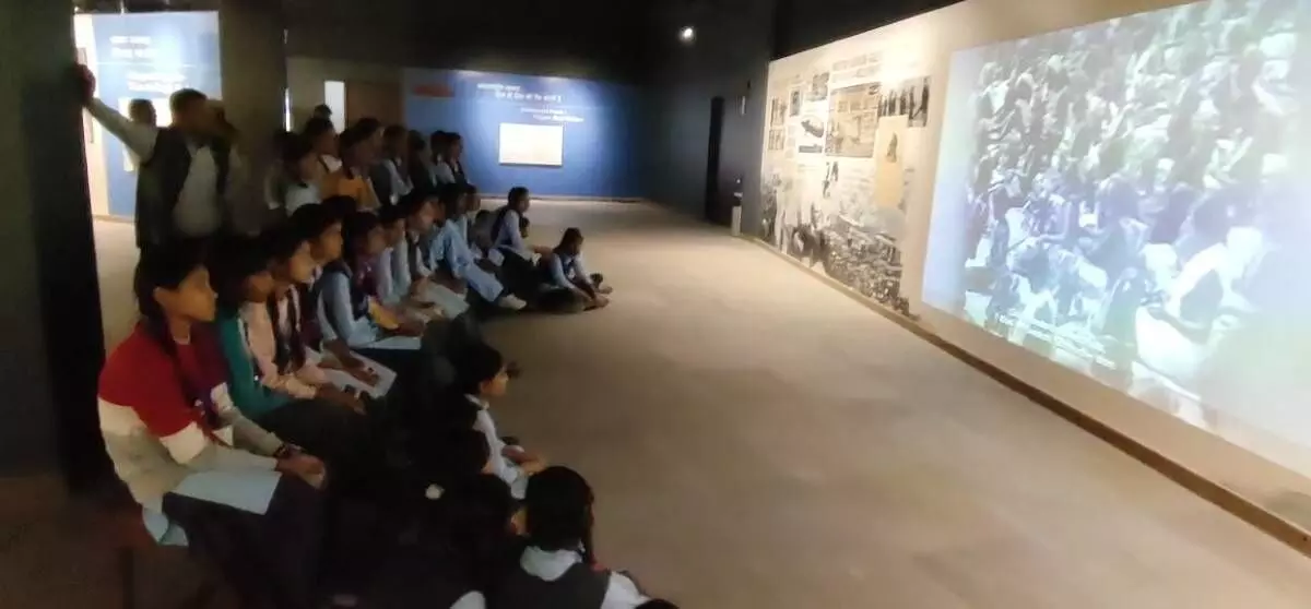 Assembly and Gandhi Vatika under the Student