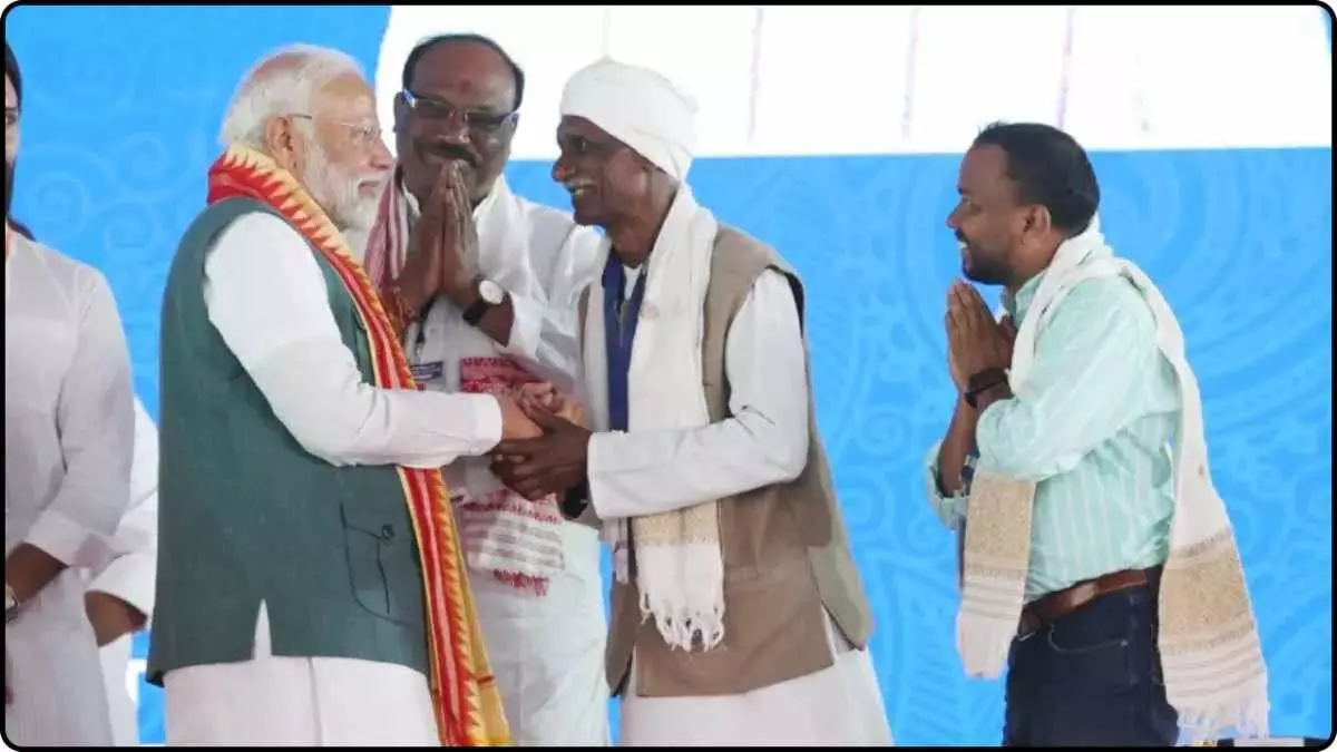 Tribal Pride Day; Prime Minister Modi addresses special event marking the 150th birth anniversary of Birsa Munda Tribal Pride Day; Prime Minister Modi addresses special event marking the 150th birth anniversary of Birsa Munda