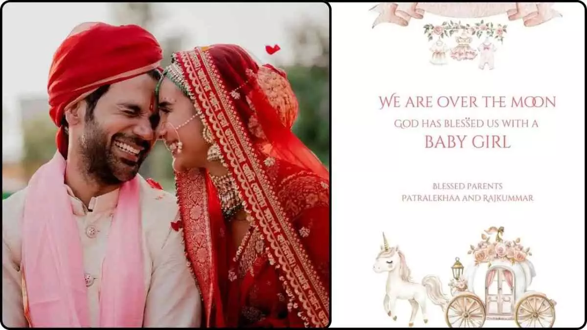RajKumar Rao and Patralekhaa welcome their first daughter on their fourth wedding anniversary RajKumar Rao and Patralekhaa welcome their first daughter on their fourth wedding anniversary