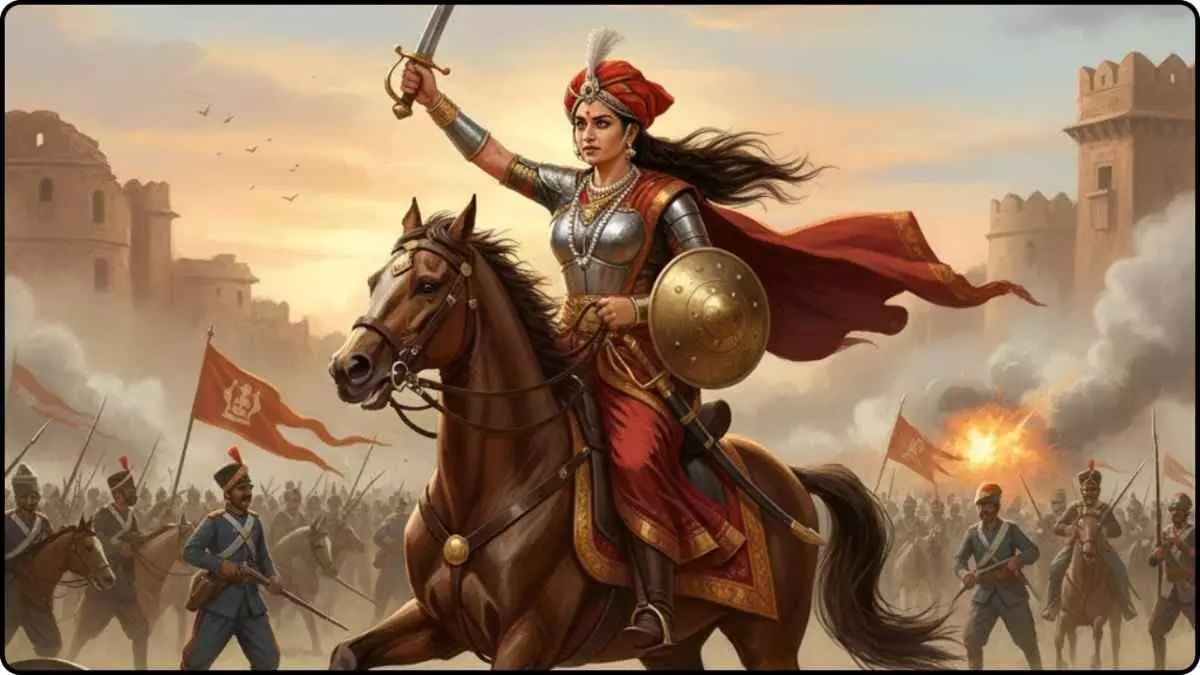 On the 196th birth anniversary of Indias brave woman Rani Lakshmibai, know the immortal saga of her freedom struggle.